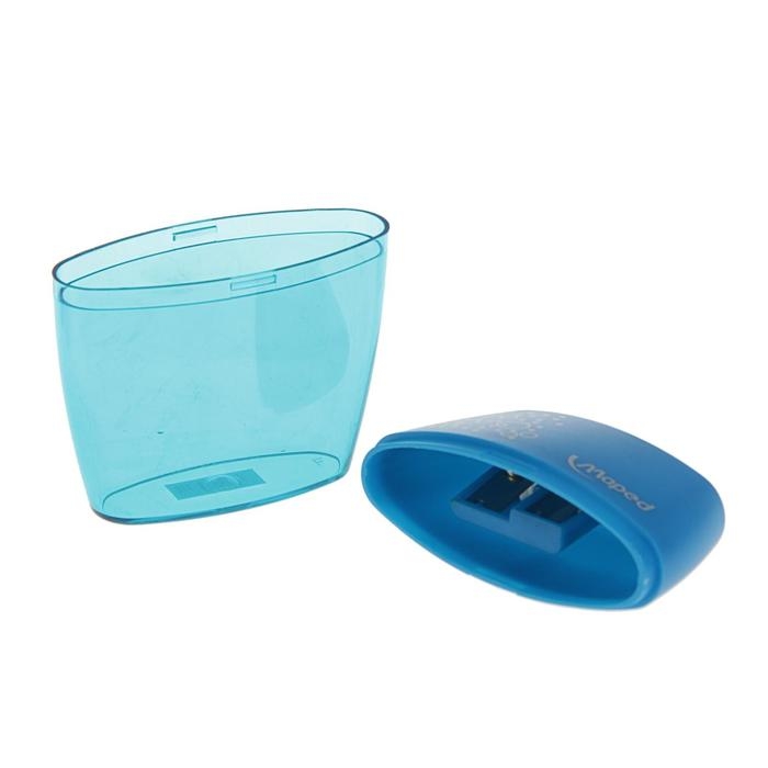 Точилка 2 отверстия с контейнером Maped Shaker, микс Точилка 2 отверстия с контейнером Maped Shaker, микс