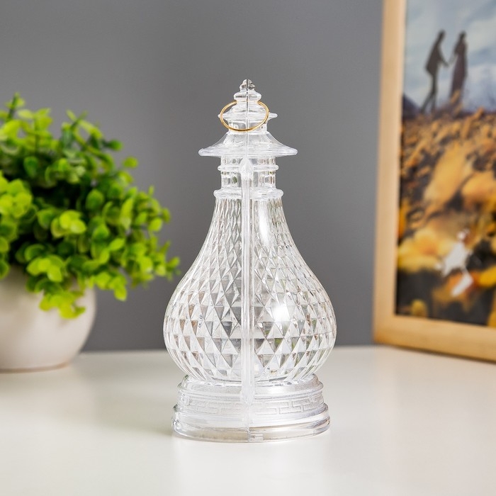 Ночник Ночник "Игра света" LED от батареек 3хLR41 7х7х15 см RISALUX