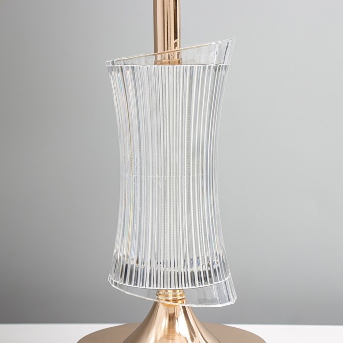 Настольная лампа Настольная лампа "Карро" E27 40Вт золото 25х25х42 см RISALUX