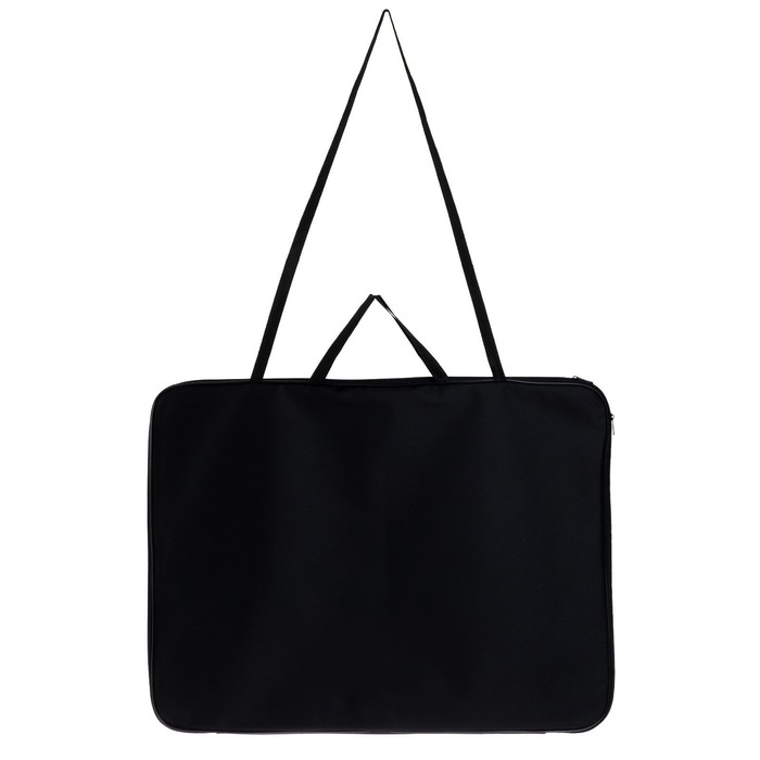 Папка А2 с ручками, текстиль, 670 х 500 мм, ПДМ-5, Calligrata, Чёрная