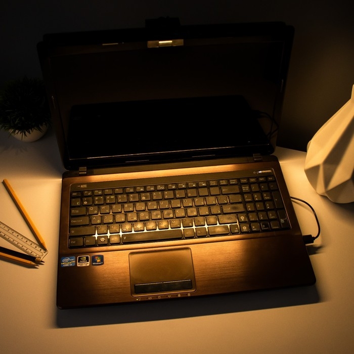 Светильник для монитора Светильник для монитора "Люкс" LED 5Вт 3000К-6000К 249Лм Ra85 USB черный 8,3х2,9х33см