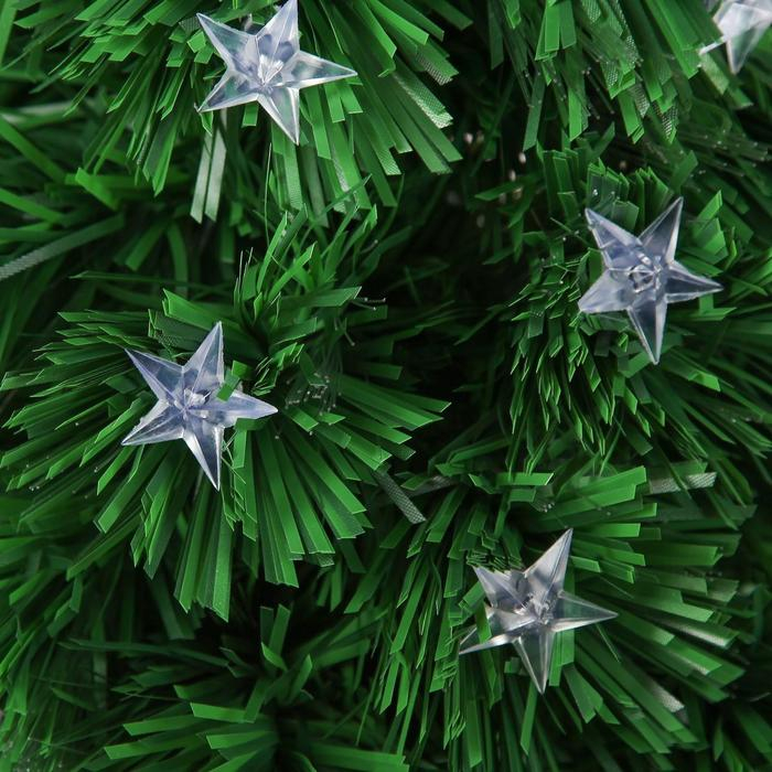 Ёлка фиброоптическая Ёлка фиброоптическая "Звезда" 60 см d нижнего яруса 35 см 55 веток