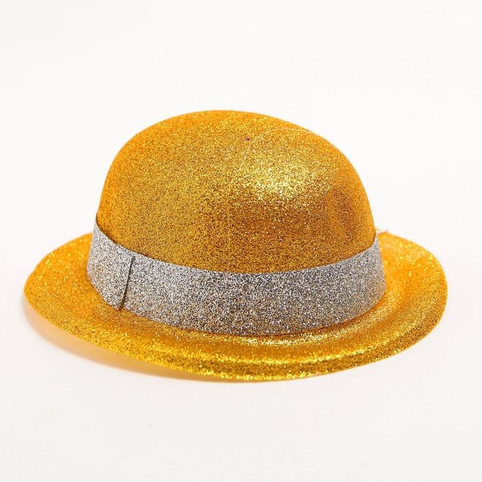 Карнавальная шляпка «Овал», на резинке, цвета МИКС Карнавальная шляпка «Овал», на резинке, цвета МИКС