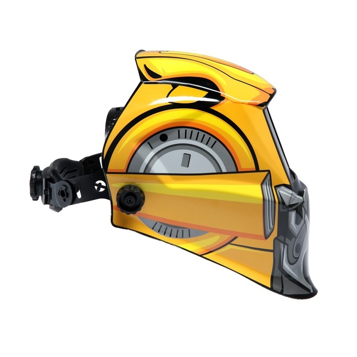 Маска сварщика ТУНДРА РОБОТ Ф4, хамелеон, 90х35 мм, DIN 4/9-13, внешняя регулировка, Li п/п Маска сварщика ТУНДРА РОБОТ Ф4, хамелеон, 90х35 мм, DIN 4/9-13, внешняя регулировка, Li п/п