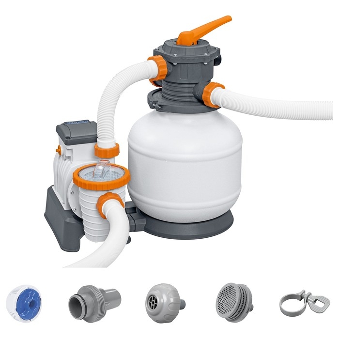 Фильтр-насос для бассейнов песочный, 220-240V, 8327 л/ч, 58499 Bestway Фильтр-насос для бассейнов песочный, 220-240V, 8327 л/ч, 58499 Bestway