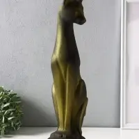 Фигура керамика &laquo;Кошка Багира&raquo;, 37 см, чёрный
