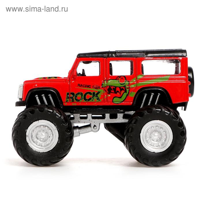 Машина металлическая «Биг-фут», инерционная, МИКС Машина металлическая «Биг-фут», инерционная, МИКС