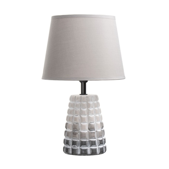 Настольная лампа Настольная лампа "Сулитан" E14 40Вт бежевый-коричневый 20х20х33 см RISALUX