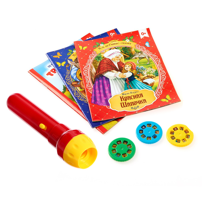 Игровой набор с проектором «Мои любимые сказки», свет, 3 сказки Игровой набор с проектором «Мои любимые сказки», свет, 3 сказки