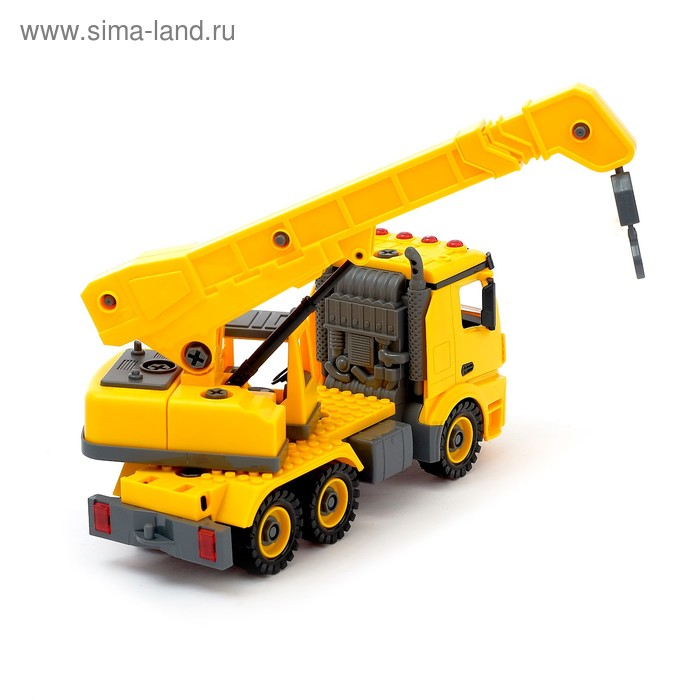 Конструктор винтовой «Городская техника», световые эффекты, русская озвучка Конструктор винтовой «Городская техника», световые эффекты, русская озвучка