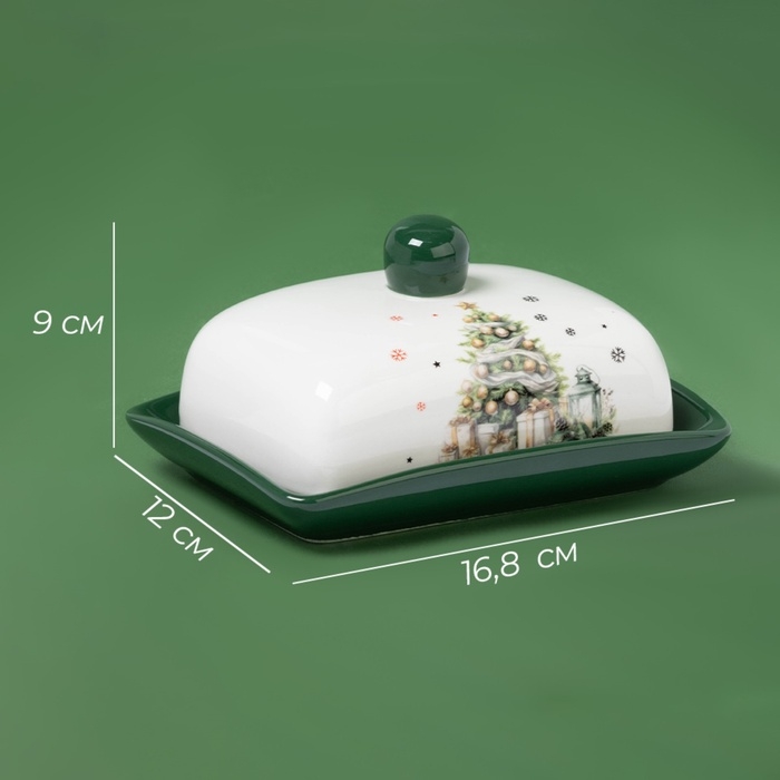 Масленка Масленка "Приближение чуда" 16,8х12х9 см