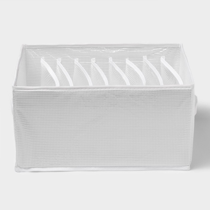 Органайзер для хранения белья «Арктик», 9 ячеек, 32×25×17 см, цвет белый Органайзер для хранения белья «Арктик», 9 ячеек, 32×25×17 см, цвет белый