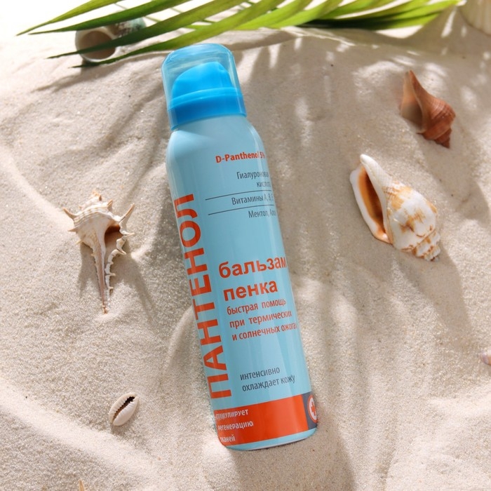 Бальзам-пенка «Пантенол» средство косметическое защитное с охлаждающим эффектом, 150 мл Бальзам-пенка «Пантенол» средство косметическое защитное с охлаждающим эффектом, 150 мл