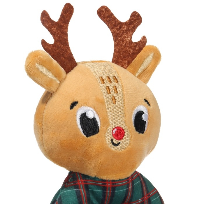 Мягкая погремушка на колечке «Оленёнок», текстиль, в пакете, Крошка Я Мягкая погремушка на колечке «Оленёнок», текстиль, в пакете, Крошка Я