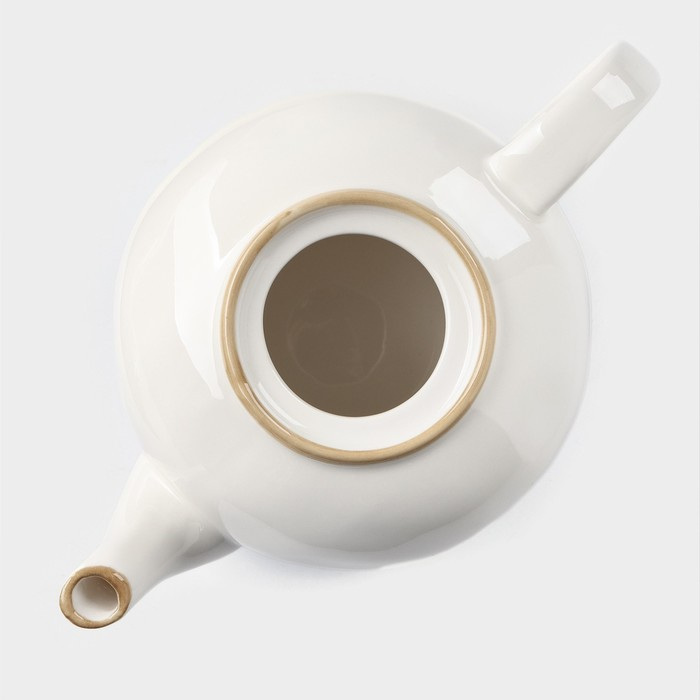 Чайник фарфоровый заварочный Доляна «Космос», 600 мл, цвет синий Чайник фарфоровый заварочный Доляна «Космос», 600 мл, цвет синий