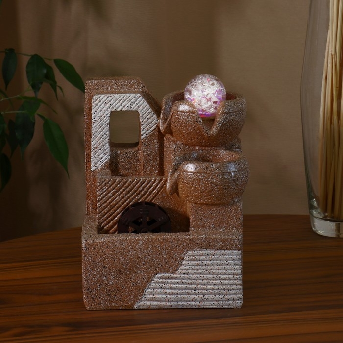 Фонтан Фонтан "Николь" грани, 13х20 см (с подсветкой)