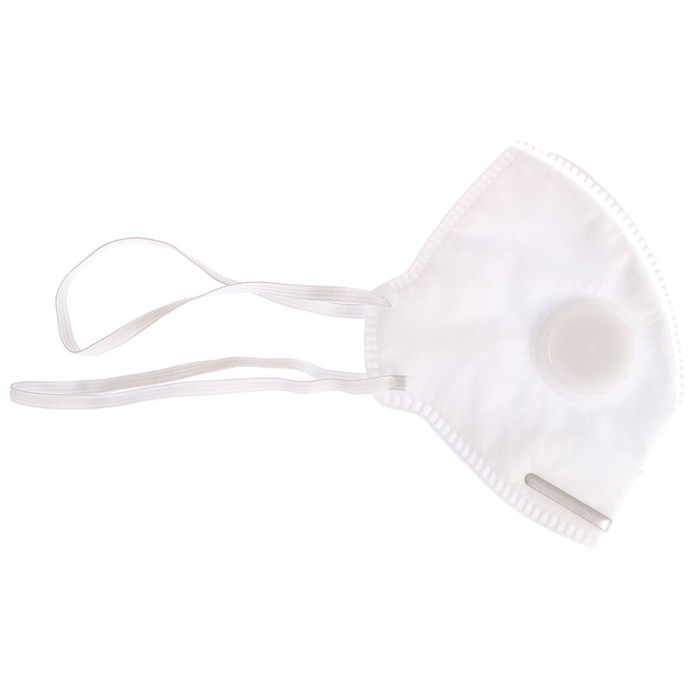 Полумаска фильтрующая складная с клапаном FFP1  в индивидуальной упаковке Полумаска фильтрующая складная с клапаном FFP1  в индивидуальной упаковке