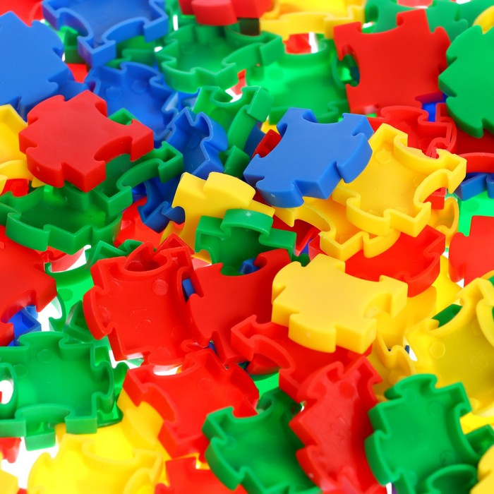 Конструктор обучающий «Умные пазлы», 138 деталей, набор карточек Конструктор обучающий «Умные пазлы», 138 деталей, набор карточек