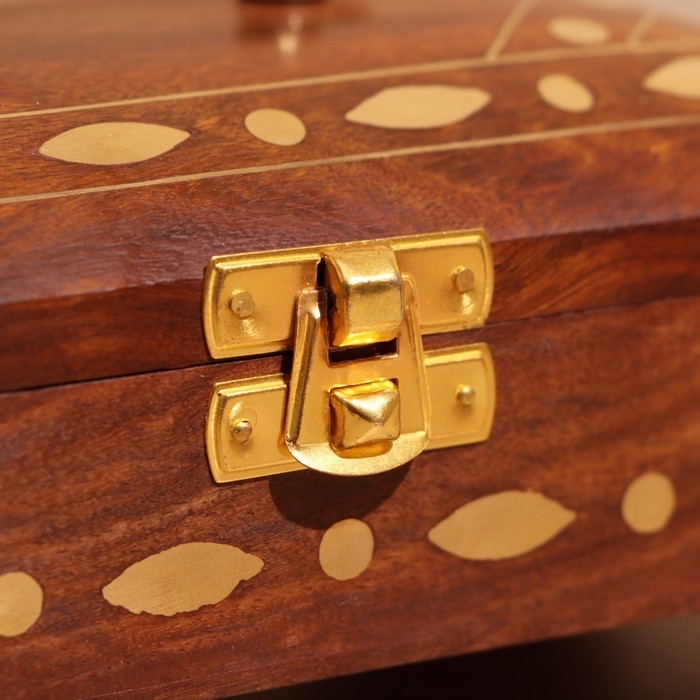 Шкатулка  Шкатулка "Синди" 16х10х9 см, дерево шишам