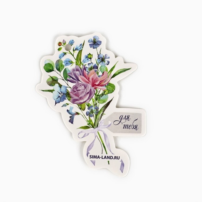 Мешок из хлопка «С любовью для тебя», цветы, 16 х 24 см Мешок из хлопка «С любовью для тебя», цветы, 16 х 24 см