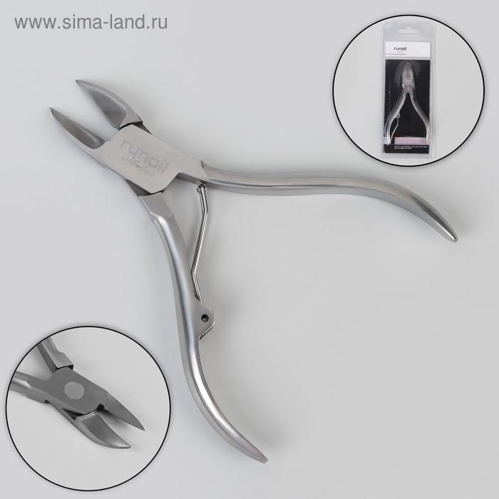 Кусачки педикюрные, 10,5 см, длина лезвия - 14 мм, цвет серебристый, RU-0145 Кусачки педикюрные, 10,5 см, длина лезвия - 14 мм, цвет серебристый, RU-0145