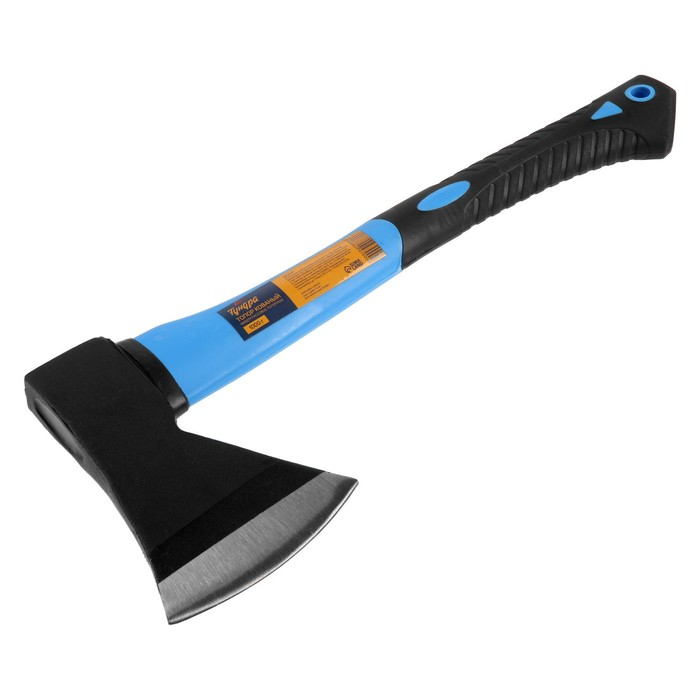 Топор кованый ТУНДРА, фиберглассовое обрезиненное топорище 43 см, 1000 г Топор кованый ТУНДРА, фиберглассовое обрезиненное топорище 43 см, 1000 г