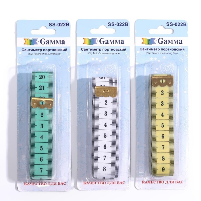 Сантиметровая лента, 200 см, цвет МИКС Сантиметровая лента, 200 см, цвет МИКС