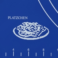 Коврик для выпечки с разметкой Доляна «Эрме», силикон, 40×30 см, цвет синий