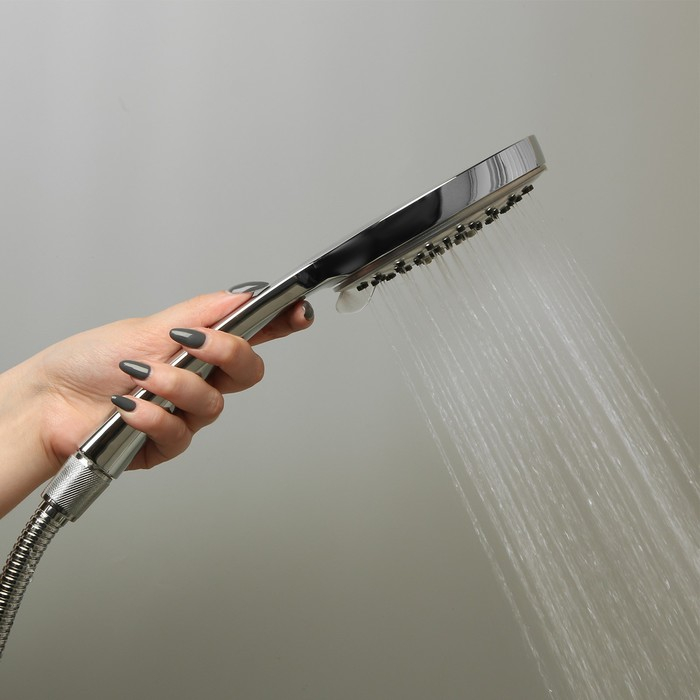 Душевая лейка Accoona A343, 3 режима,  хром