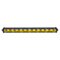 Фара (балка) светодиод. однорядная, 12LED, желтый дальний свет, 18Вт, 343x30x47мм, 12/24В