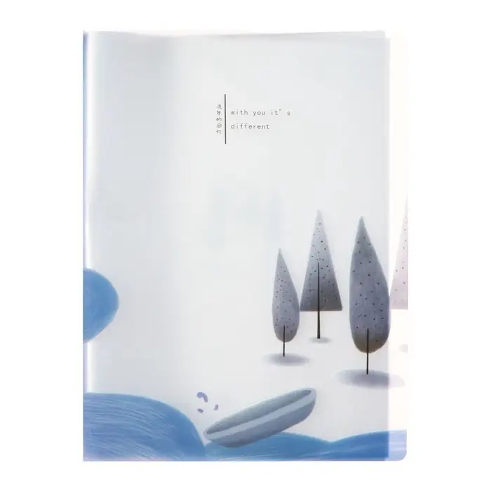 Папка формат А4, с 40 прозрачными файлами &laquo;Река&raquo;, МИКС