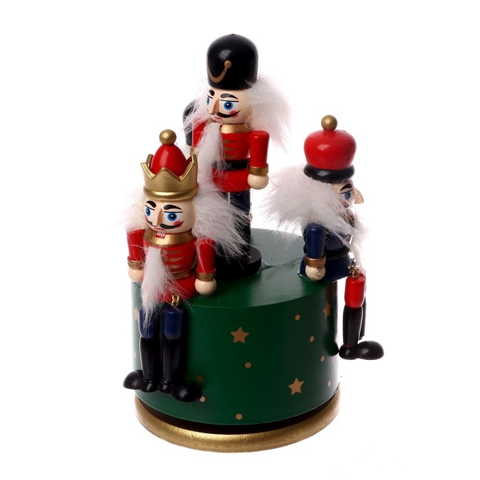 Новогодний сувенир «Карусель щелкунчики» 11 × 11 × 19 см, МИКС Новогодний сувенир «Карусель щелкунчики» 11 × 11 × 19 см, МИКС