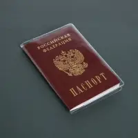 Набор для паспорта: обложка на паспорт; 10 чехлов на страницы паспорта, 2 чехла для карт, прозрачный