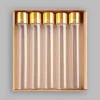 Баночки для хранения бисера, в крафтовой коробке, d=2.2&times;12 см, 5 шт.