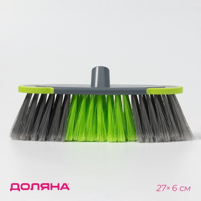 Щётка для пола Доляна, комплектующее, 27×6 см, зелёная Щётка для пола Доляна, комплектующее, 27×6 см, зелёная
