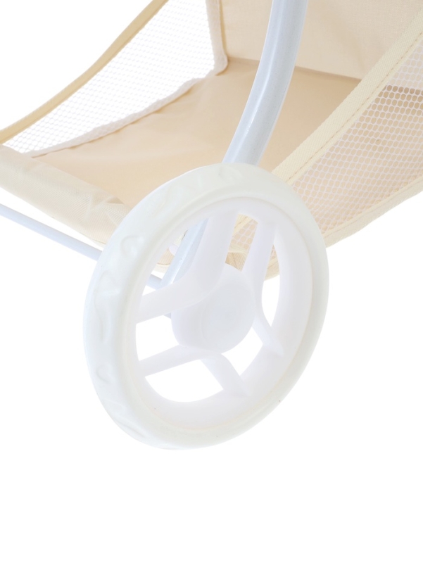 Коляска для кукол универсальная, с переноской, с корзиной, металлический каркас Коляска для кукол универсальная, с переноской, с корзиной, металлический каркас