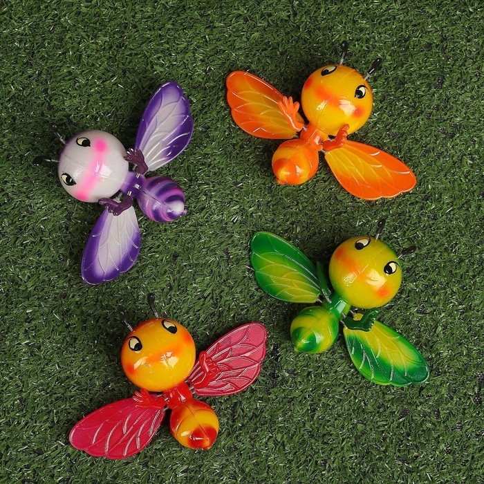 Штекер Штекер "Пчелка Жужа" 10х14см/40см, набор 2шт, МИКС