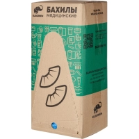 Бахилы н/с, п/э текстур. синие ПНД-8/1р-С 2,2г ЭГ-20 950 пар/уп
