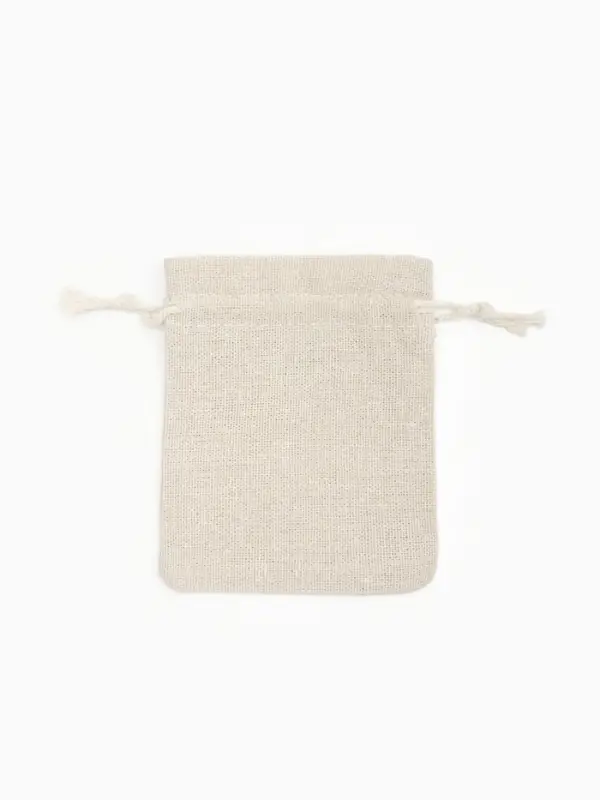 Мешочек подарочный «Лён» 10×12, бежевый Мешочек подарочный «Лён» 10×12, бежевый
