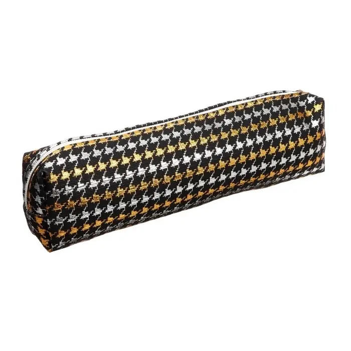 Пенал школьный на молнии Calligrata «Гусиные лапки», 1 отделение, МИКС Пенал школьный на молнии Calligrata «Гусиные лапки», 1 отделение, МИКС