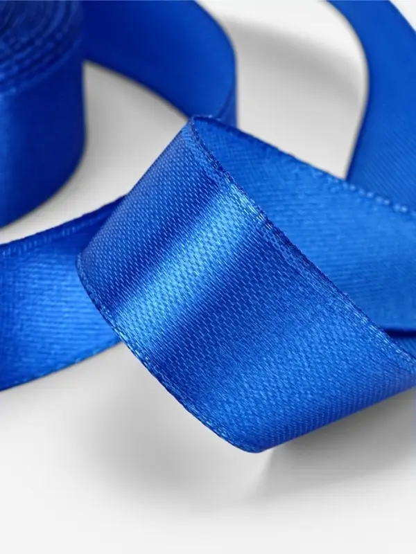 Лента атласная, 20 мм, 23&plusmn;1 м, синяя №40