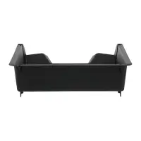 Лоток для бумаг Стамм &laquo;Лидер&raquo;, А4, горизонтальный, 1 отделение, чёрный