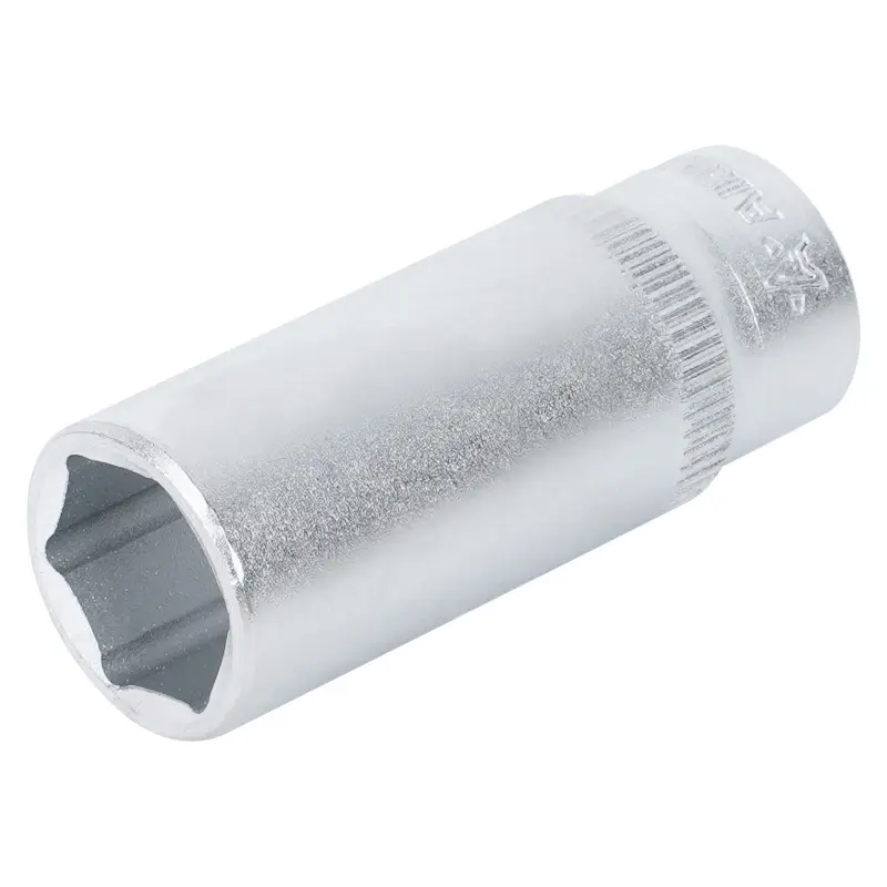 Головка торцевая 1/4"DR шестигранная 14мм, L=50мм пласт.подвес