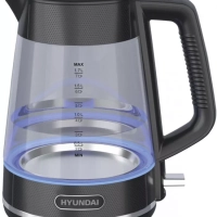 Чайник HYK-G3503 1,7л 2200Вт черный (стекло)