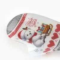 Блюдо сервировочное новогоднее &laquo;Тепла и уюта&raquo;, 22.5&times;14&times;2 см