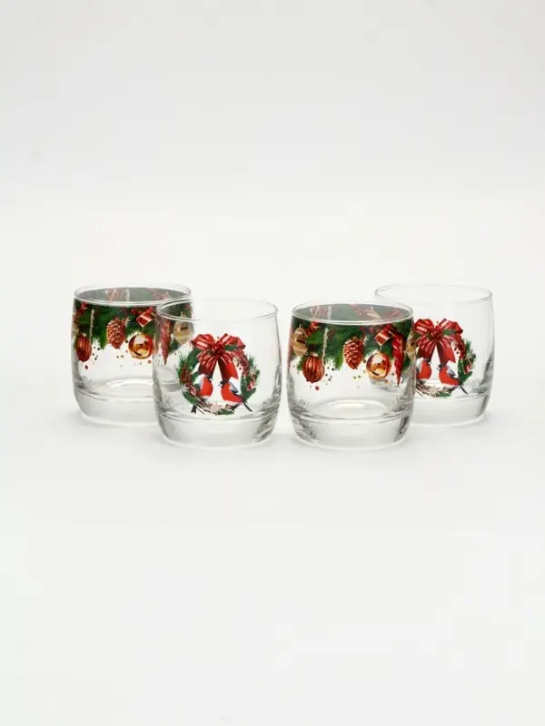 Стаканы «Новогодний», 310 мл, подарочный набор 4 шт. Стаканы «Новогодний», 310 мл, подарочный набор 4 шт.