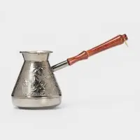 Турка для кофе &laquo;Ромашка&raquo;, 800 мл, медь