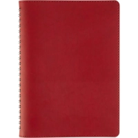Ежедневник недатированный A5 TINTORETTO бордовый, 136л 3-608/07