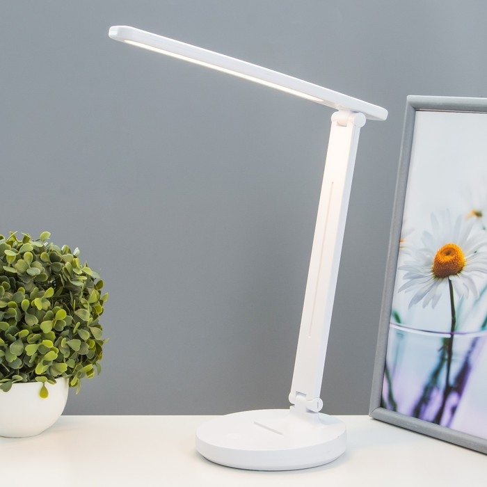 Настольная лампа сенсорная «Ларси» LED 6 Вт USВ белый 28×13.5×33 см Настольная лампа сенсорная «Ларси» LED 6 Вт USВ белый 28×13.5×33 см