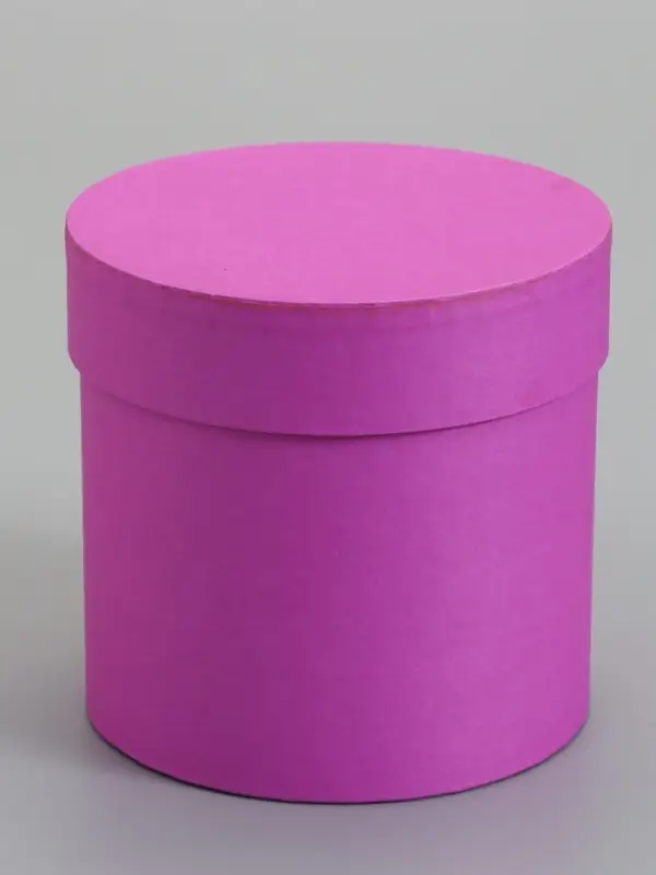 Набор шляпных коробок  4 в 1 "Фуксия" 18 &times; 18 ‒14 &times; 14 см